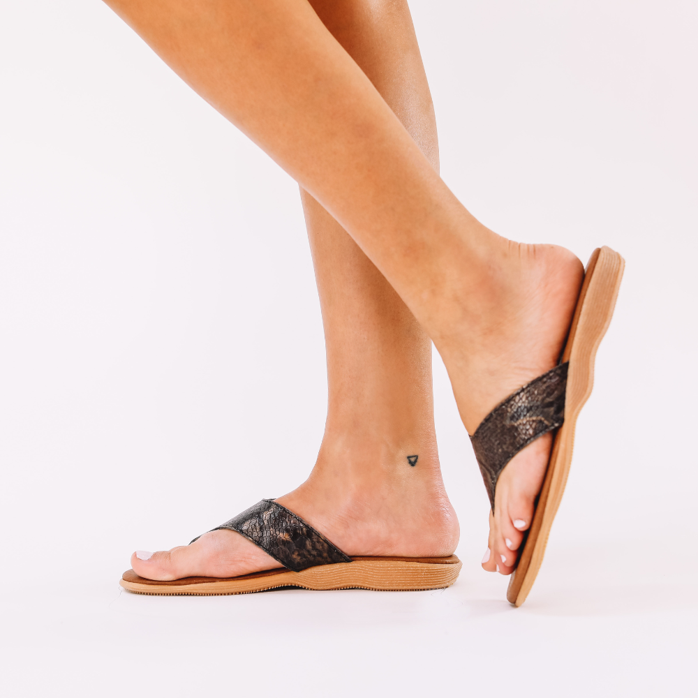 Flippity Flop - snakeprint